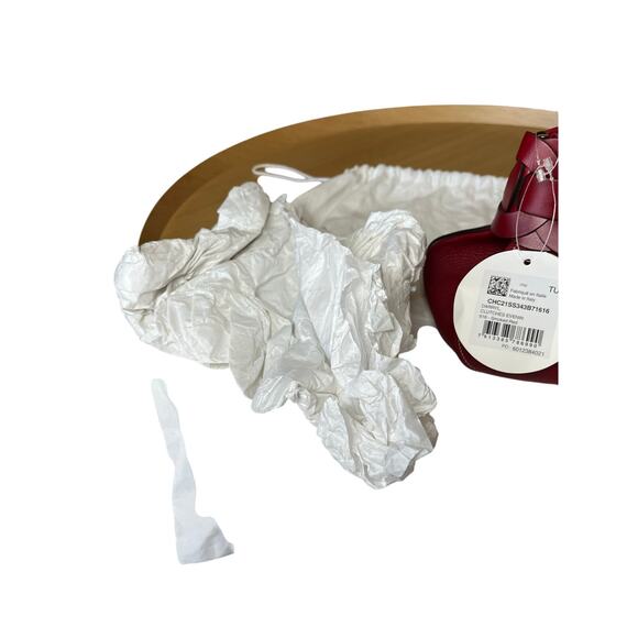 Chloe | NWT Darryl Clutch Smoked Red w/Dust Bag - Picture 6 of 10